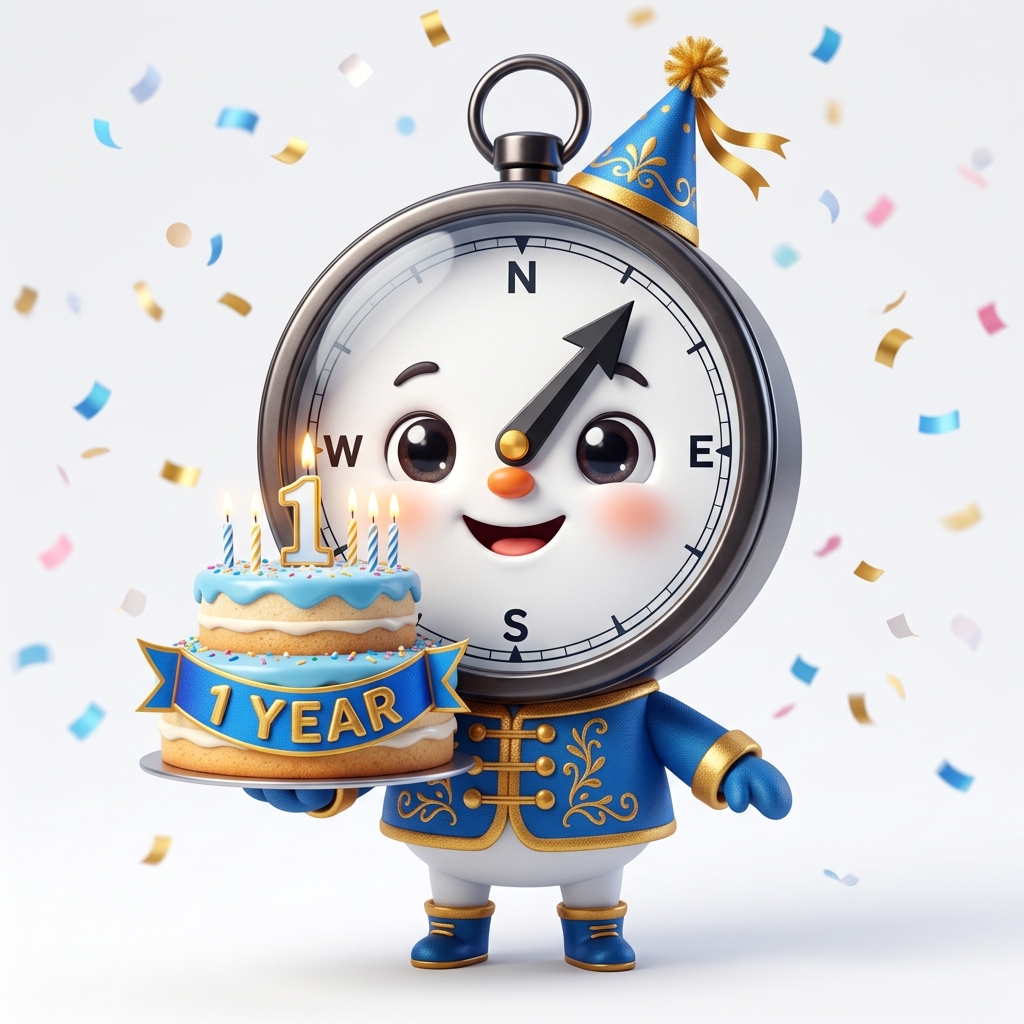 Web3Compass 1st Anniversary Mascot